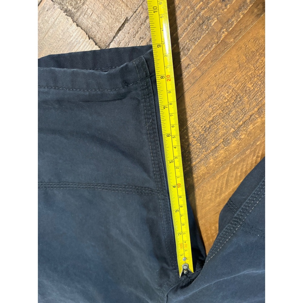 Lacoste Mens Navy Blue Cotton Cargo Shorts Size 36 Vintage Utility Pockets - Picture 12 of 16